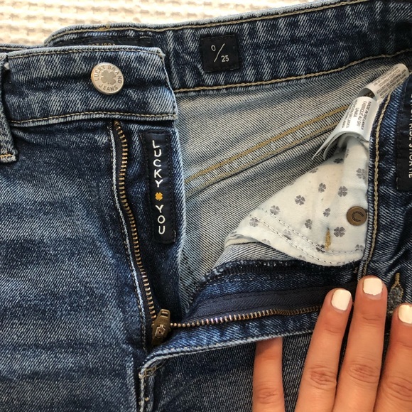 Lucky Brand Mid-High Waist Jean Shorts - Picture 4 of 4